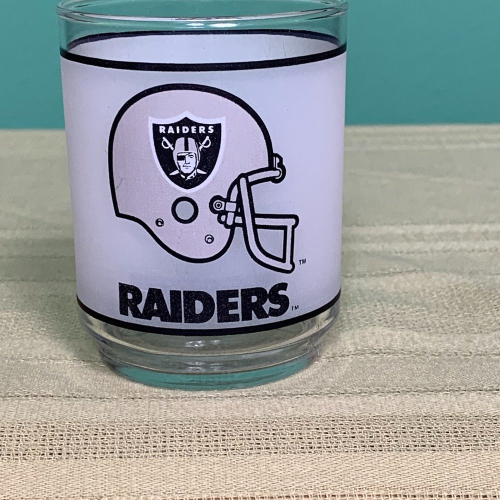 Raiders Glass from Mobil Oil